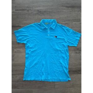Aviator Nation Men's Light Blue Polo  Shirt, XXL